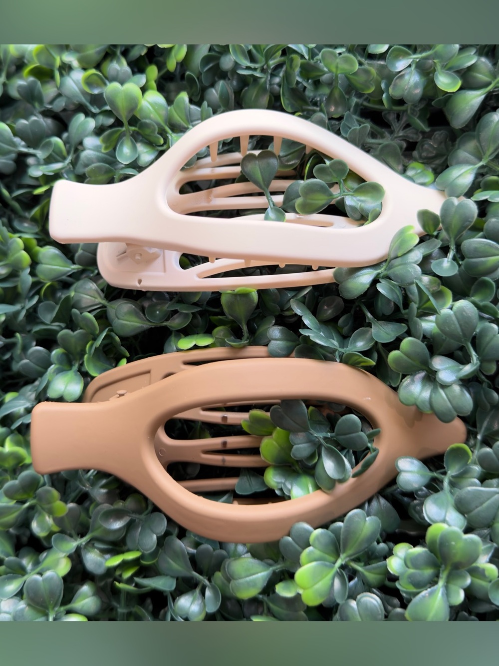 Neutral Tones Kids Hair Clips - Set of 2
